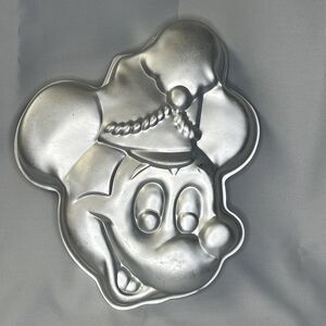VTG Wilton Cake Pan Mold Disney Mickey Mouse Band Leader Disney Retired #515-302